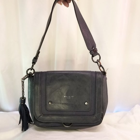 David Jones Paris Women's Handbag Satchel Shoulder Purse Handbag - Picture 1 of 6